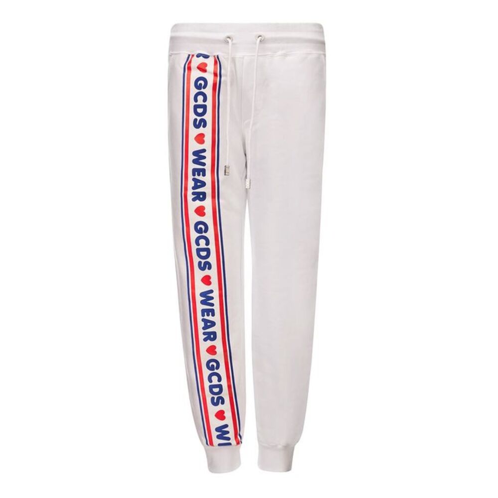 GCDS White Cotton Jeans & Women's Pant